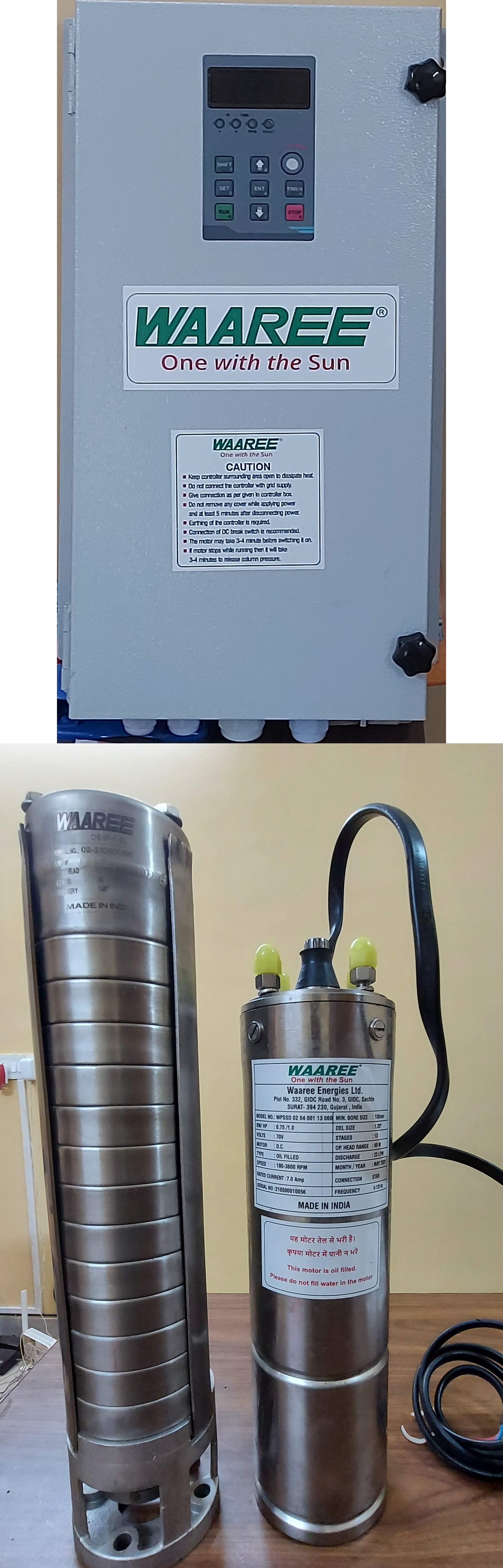 Submersible Pump with Controler